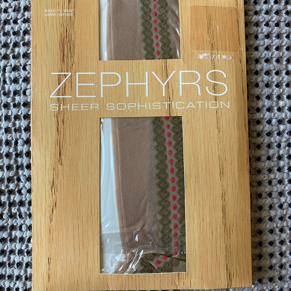 Tights nude with intricate back stripe Large Italy